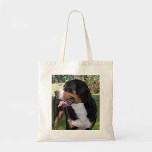 de zwitserse berghond tote bag