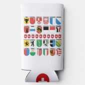 De Zwitserse kantelenkast van het wapenarsenaal Seltzer Blikjeskoeler (Achterkant)