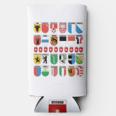 De Zwitserse kantelenkast van het wapenarsenaal Seltzer Blikjeskoeler (Voorkant)