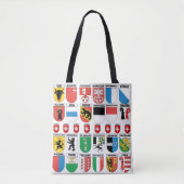 De Zwitserse kantons | Wapenschild Collectie Tote Bag (Voorkant)