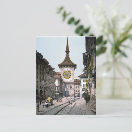 De Zytglogge Briefkaart (Staand voorkant)