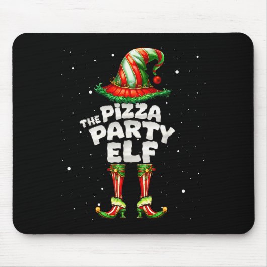 De Zza Feest Elf Familie Matching Groep Kerstmis  Muismat (Voorkant)