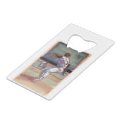 DEA22 Baseball 1.tif Creditkaart Flessenopener (Voorkant Gekanteld)