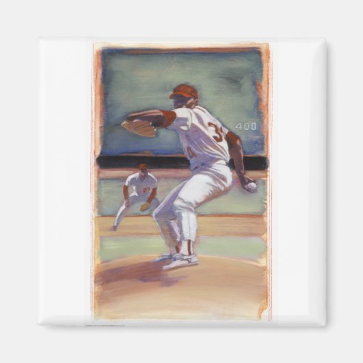 DEA22 Baseball 1.tif Magneet (Voorkant)