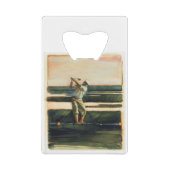 DEA24 Golfer.tif Creditkaart Flessenopener (Voorkant)