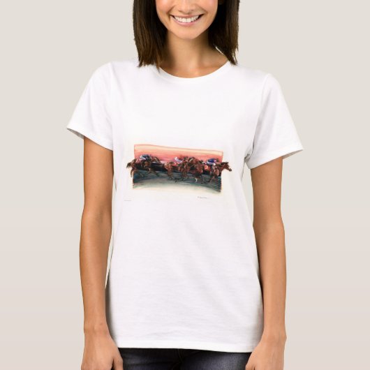 DEA25 Horse Race.tif T-shirt (Voorkant)