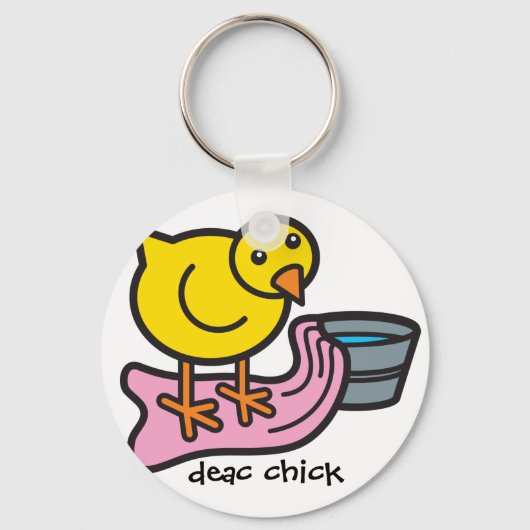 Deac chick sleutelhanger (Voorkant)