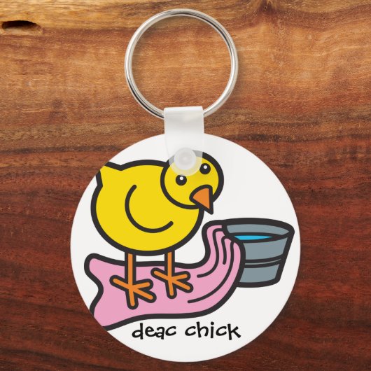 Deac chick sleutelhanger (Voorkant)