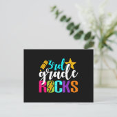 Deacher of student van de derde rang briefkaart (Staand voorkant)