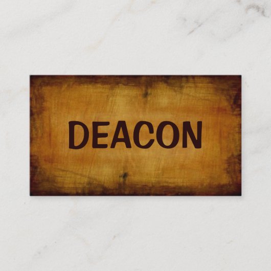 Deacon Antiek Visitekaartje (Voorkant)