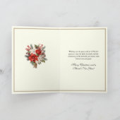 Deacon Christmas Mary Angels playing music Feestdagen Kaart (Binnen)