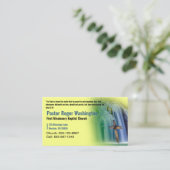 Deacon Cross Waterfall Church Business C Visitekaartje (Staand voorkant)