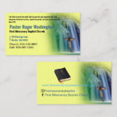 Deacon Cross Waterfall Church Business C Visitekaartje (Voorkant / Achterkant)