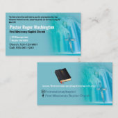 Deacon Cross Waterfall Church Business C Visitekaartje (Voorkant / Achterkant)