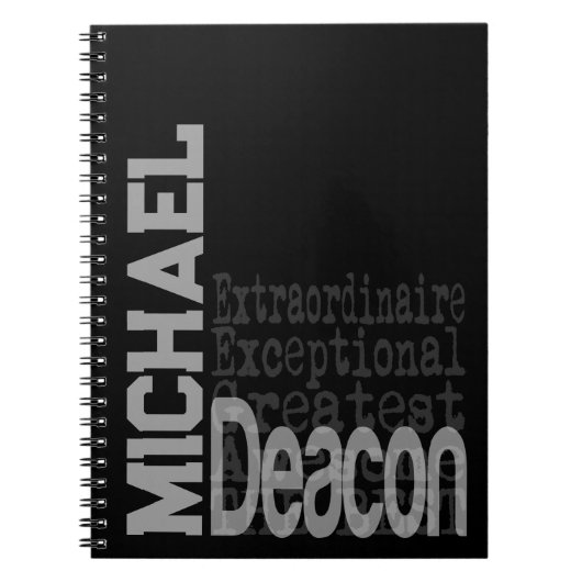 Deacon Extraordinaire CUSTOM Notitieboek (Voorkant)