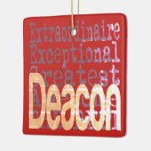 Deacon Extraordinaire Keramisch Ornament (Links)