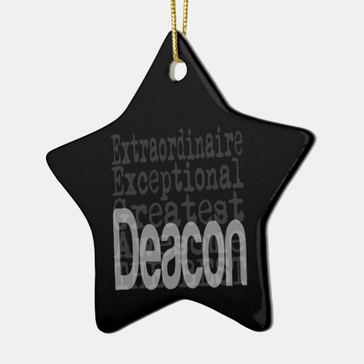 Deacon Extraordinaire keramisch Ornament (Links)