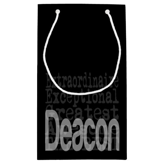 Deacon Extraordinaire Klein Cadeauzakje (Achterkant)