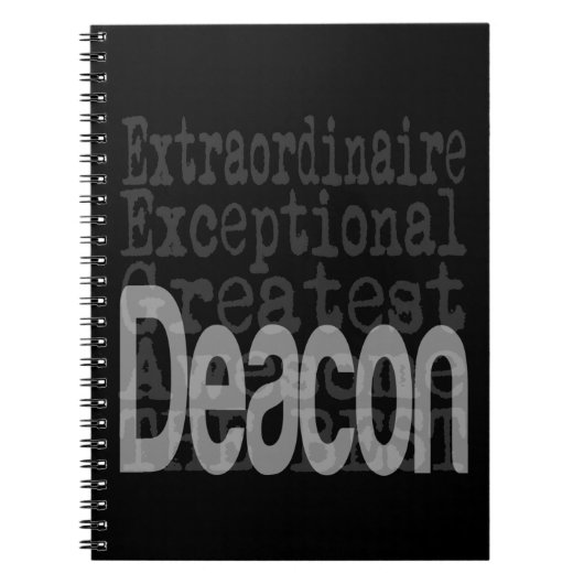 Deacon Extraordinaire Notitieboek (Voorkant)