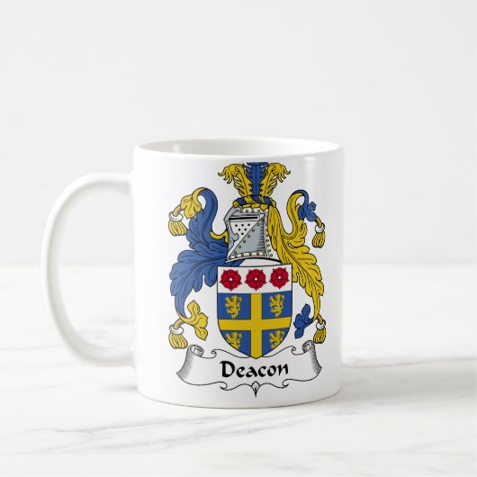 Deacon Family Crest Koffiemok (Links)