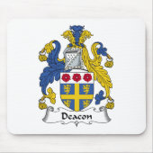Deacon Family Crest Muismat (Voorkant)