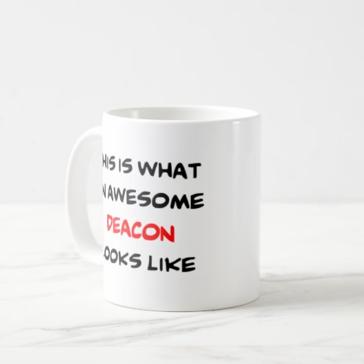 deacon, geweldige koffiemok (Voorkant links)