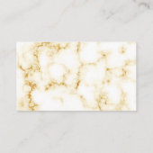 Deacon Gold Marble Photo Church Business Visitekaartje (Achterkant)