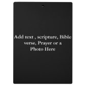 Deacon Ordination Gift Herdenking Klembord (Achterkant)