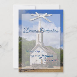 Deacon Ordination Invitation Kaart