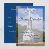 Deacon Ordination Invitation Kaart (Voorkant / Achterkant)