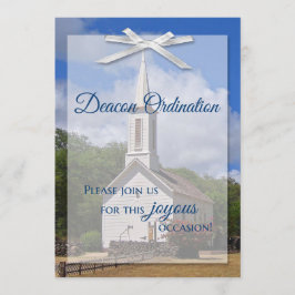 Deacon Ordination Invitation Kaart