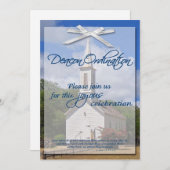 Deacon Ordination Invitation Kaart (Voorkant / Achterkant)