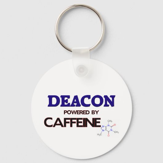 Deacon Powered by caffeine Sleutelhanger (Voorkant)
