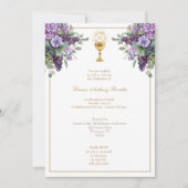 Deacon priester wijding receptie uitnodiging (Voorkant)