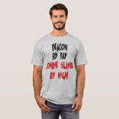 Deacon Zombie Joke T-shirt (Voorkant volledig)