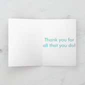 Deacon's vrouw bedankkaart (Binnen)