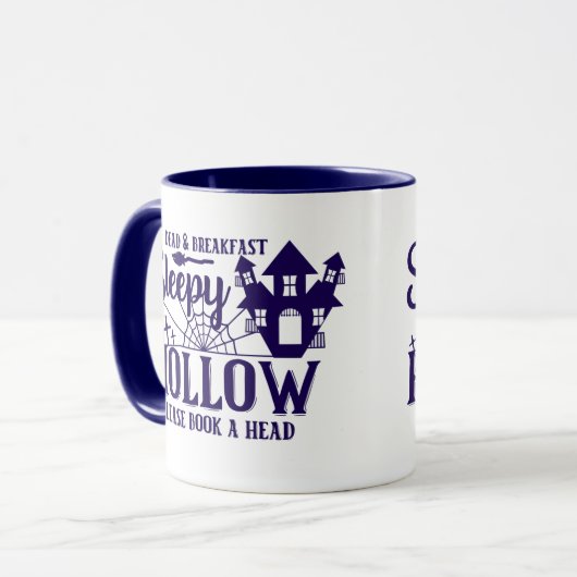 Dead and Breakfast Sleepy Hollow Halloween Mok (Voorkant links)