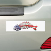 Dead Barracuda Bumpersticker (Op auto)