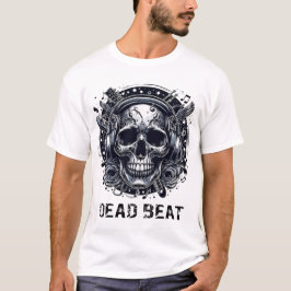 Dead Beat | Skull Music Lover T-shirt
