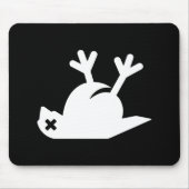 Dead Bird Pictogram Mousepad Muismat (Voorkant)