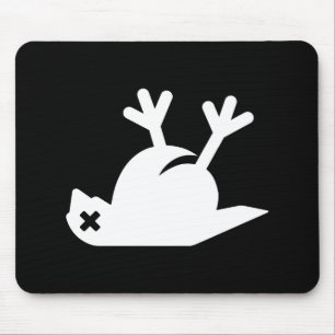 Dead Bird Pictogram Mousepad Muismat