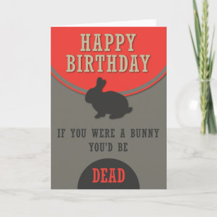 Dead Birthday Bunny Kaart