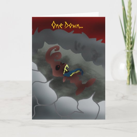 Dead-Bunny Feestdagen Kaart (Voorkant)