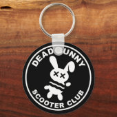Dead Bunny Scooter Club Sleutelhanger (Voorkant)