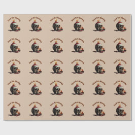 Dead But Glowing,Díade los Muertos Wrapping paper  Cadeaupapier