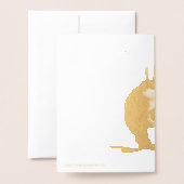 Dead But Glowing Halloween Foil Card Folie Kaarten (Met envelop)