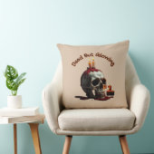 Dead But Glowing Halloween Throw Pillow Kussen (Stoel)
