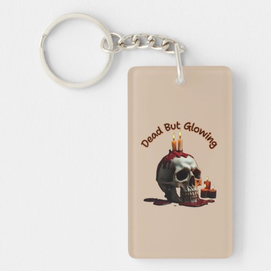 Dead But Glowing Key Chain, Día de los Muertos  Sleutelhanger (Voorkant)