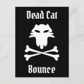 Dead Cat Bounce Briefkaart (Voorkant)