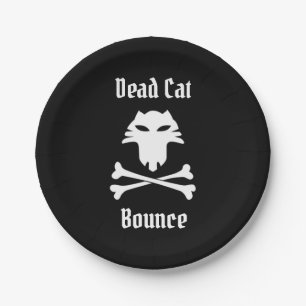 Dead Cat Bounce Papieren Bordje
